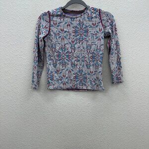 Smartwool Merino 250 Patterned Knit Long Sleeve Winter Shirt Girls Youth size XL